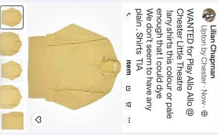 Photo of Beige or white mens shirts large (Upton CH2) #1