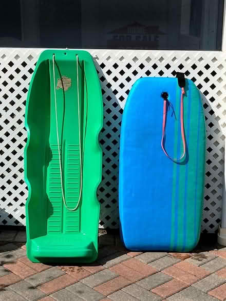 Photo of free boogey board & tobaggon (Basking Ridge) #1