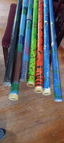Photo of free Decorated PVC didjeridus (Kenosha south side) #1