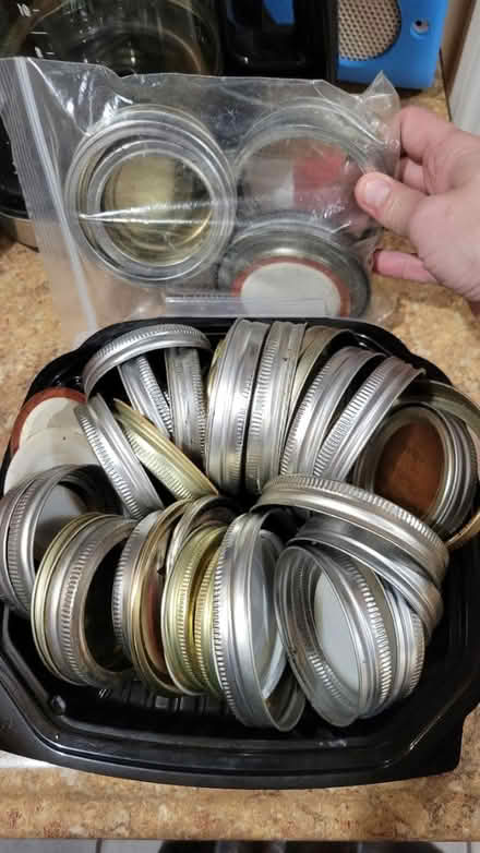 Photo of free Mason jar rings & lids (Aberdeen by train station) #1