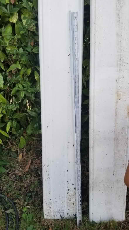Photo of free 2 x metal shelves. (Bracknell RG12) #2