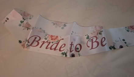 Photo of free Bride to Be sash (Bexhill) #1