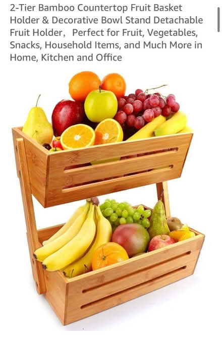 Photo of free Bamboo fruit basket (BA2) #4
