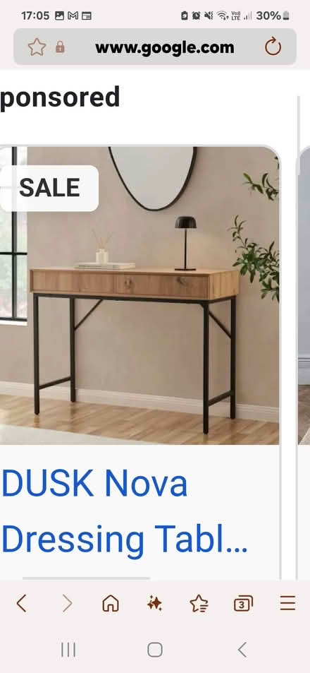 Photo of Console- side table. Tv stand (LS26 rothwell) #2