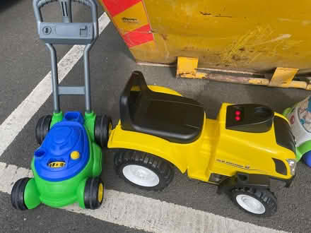 Photo of free Selection of wheeled plastic toys for toddlers (Northaw EN6) #1