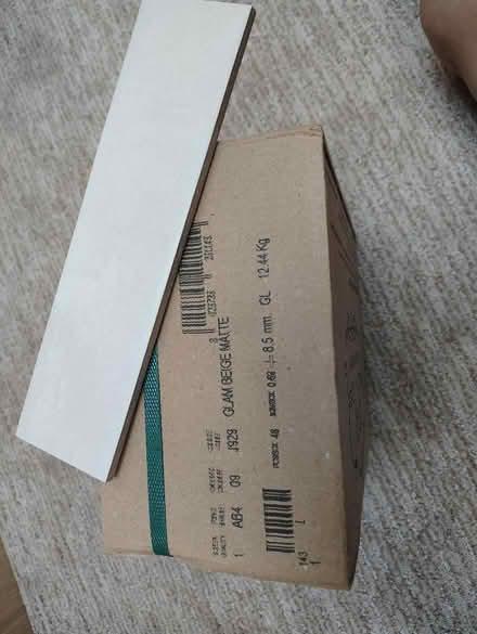 Photo of free Unopened box of 24 backplash tile (Beaverton Highland) #2
