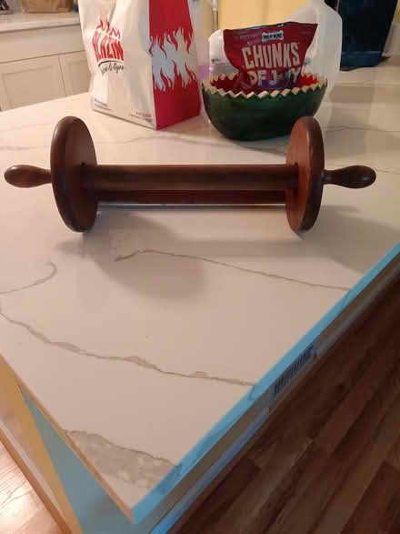 Photo of free wooden paper towel holder (Telegraph Rd., Alexandria) #2