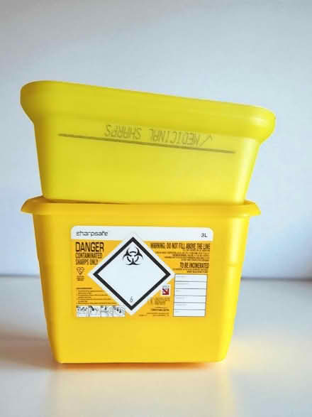 Photo of free Medicine sharps bin (Paston) #1