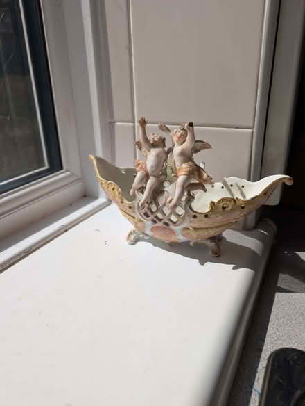 Photo of free Capodimonte cherub bowl (Broughton MK10) #1