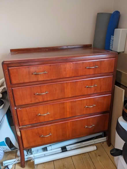 Photo of free Mid-century chest of drawers (Crumlin) #1