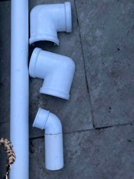 Photo of free White plastic guttering (Wickford) #3
