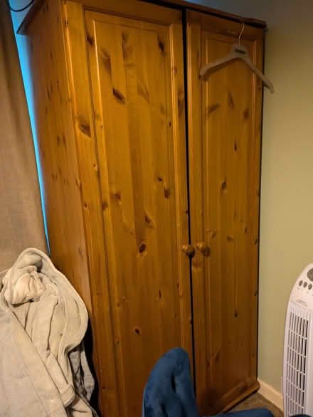 Photo of free Pine single wardrobe (Shap CA10) #1