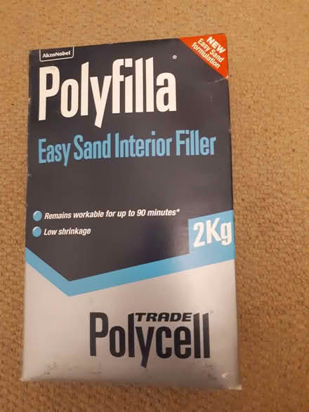 Photo of free Polyfilla as label - 1/2 packet (Cressex HP12) #1