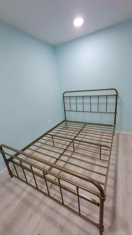 Photo of free Full metal bedframe, mattress (Pine Forest/Vidor) #1