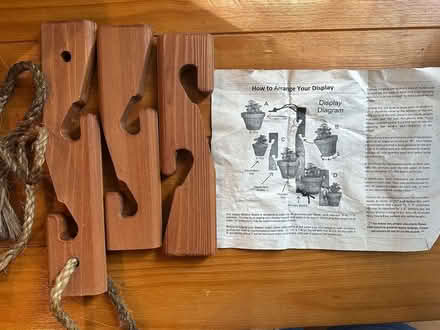 Photo of free Wooden device for hanging plants (Ossining) #1