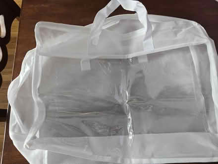 Photo of free White bag with handles and zipper (Arlington MA) #1