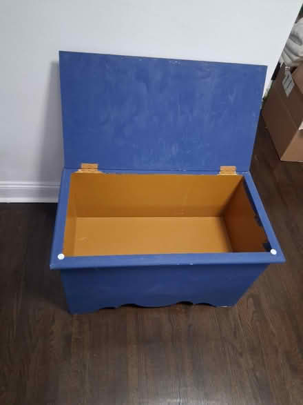 Photo of free Blue storage chest (Lefferts Gardens) #2