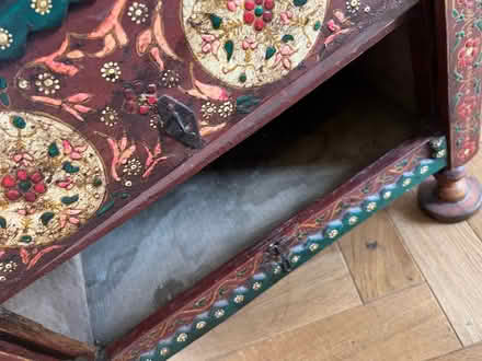 Photo of free Vintage Hand-painted Side Table (near Leytonstone station E11 3) #3