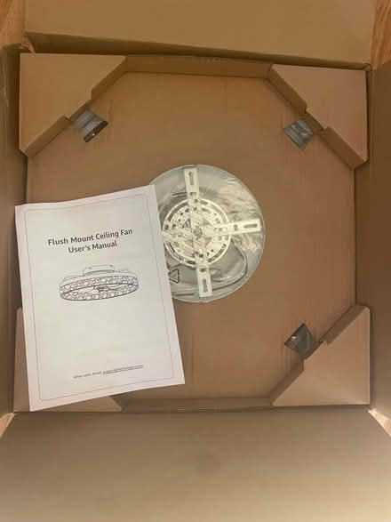 Photo of free New 20” Flush-mount Ceiling Fan (Potomac) #2