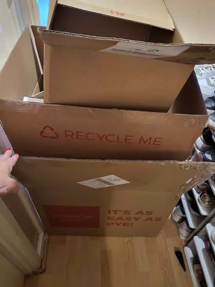 Photo of free Packing boxes and packing paper for delicate itemsr (Agar Grove NW1) #1