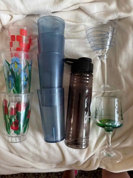 Photo of free Plastic glasses (NE of Wrigley) #1
