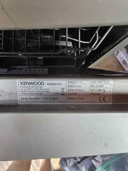 Photo of free Kenwood dishwasher (Withycombe EX8) #4
