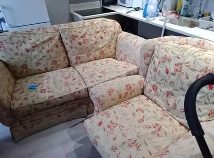 Photo of free Three seater and one seater sofa (Pe1) #1