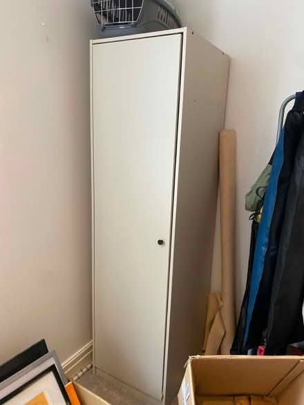 Photo of free Tall grey ikea cupboard (Sefton Park, L8) #1