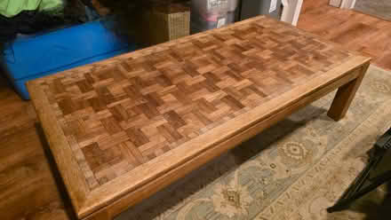 Photo of free all wood coffee table (Chula Vista between 125 & 805) #1