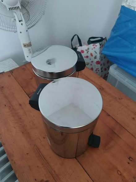 Photo of free 2 bathroom Bravantia pedal bins (Church Street NW8) #1