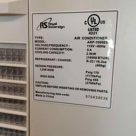 Photo of free Needs repair - Portable AC (Victory Heights, North Seattle) #2
