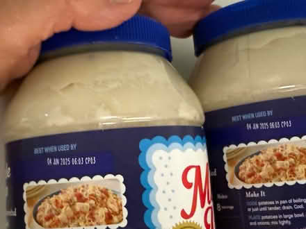 Photo of free Two unopened jars of Miracle Whip (Valencia Avenue, Sunnyvale) #3