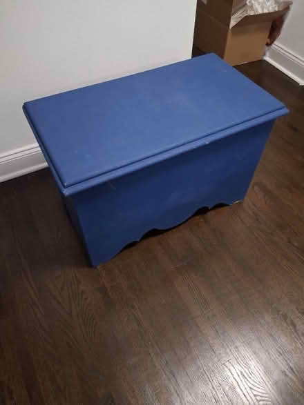Photo of free Blue storage chest (Lefferts Gardens) #3