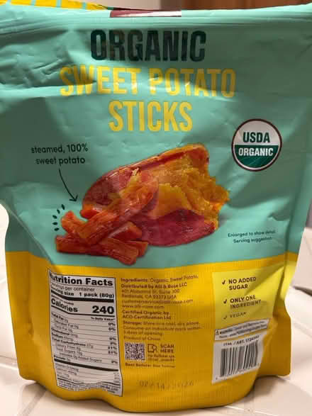 Photo of free Sweet potato sticks (east Petaluma) #2