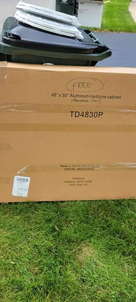 Photo of free Aluminum medicine cabinet (Woodridge) #1