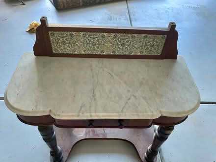 Photo of free Antique marble top washstand (5401 North) #1