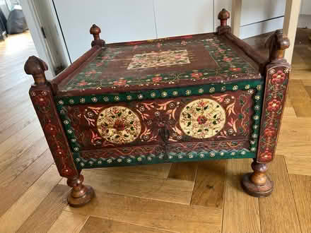 Photo of free Vintage Hand-painted Side Table (near Leytonstone station E11 3) #4