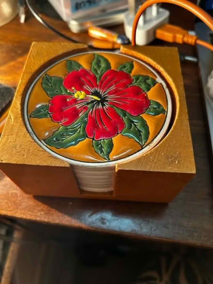 Photo of free Hand made Greek ceramic coasters (Thornton Heath CR7) #1
