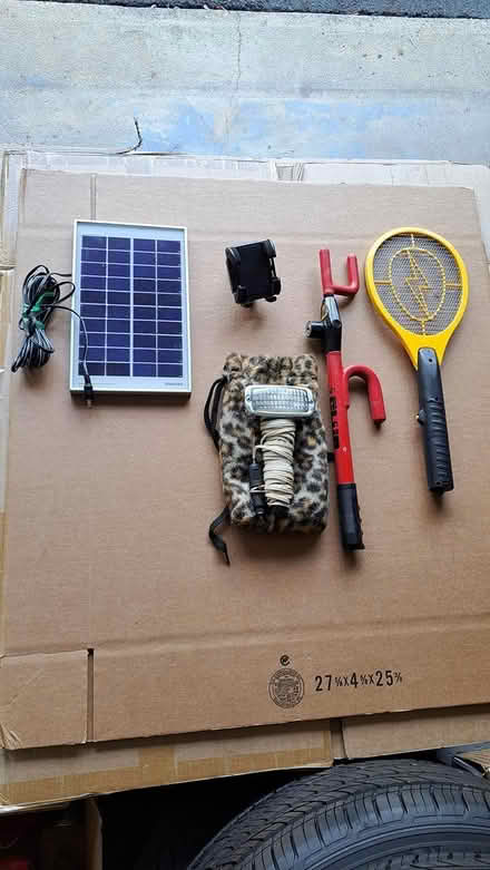 Photo of free Solar pnl, search light, more stuff (Off of Rt 206 and Triangle Rd) #1