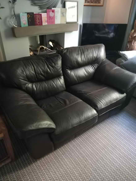Photo of free two seater leather sofa (CV5) #1