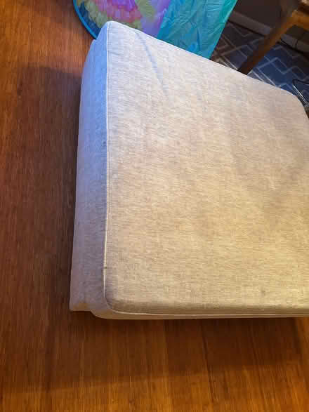 Photo of free Cream colored ottoman (West Sacramento) #3