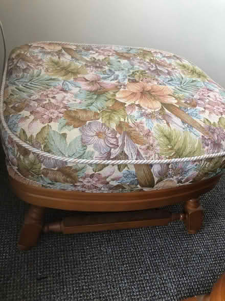 Photo of free Sofa, one chair & foot stall (Southsea PO5) #2