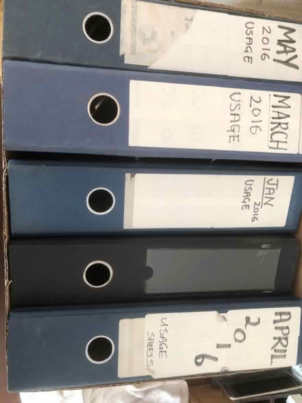 Photo of free Lever arch files (SW19 South Wimbledon) #1
