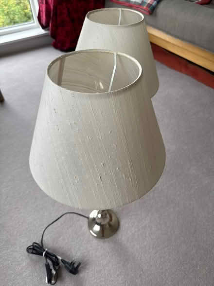 Photo of free Pair of side board lamps (Deanston FK16 6hj) #1
