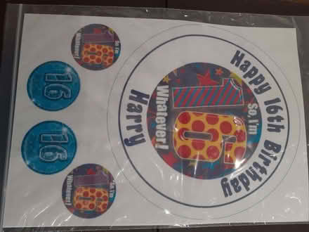 Photo of free New Personalised Cake Topper (Garston L19) #1