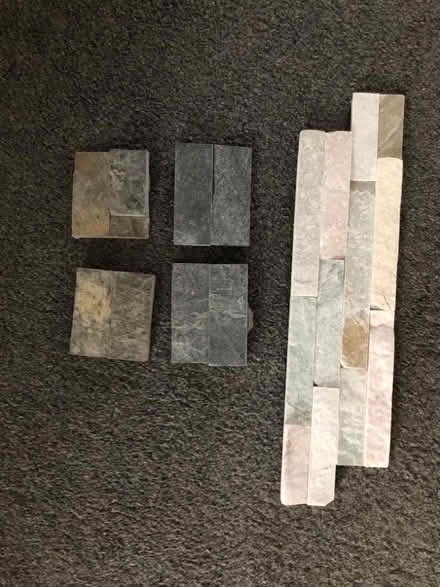Photo of free Split face tile samples (Hartwood Green PR6) #1
