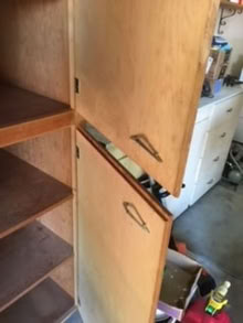 Photo of free Large great quality wood cabinet (Keizer Terrace green) #2