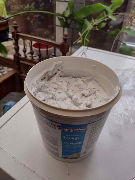 Photo of free Maipei shower adhesive and Maipei grout (Doddington PE15) #3