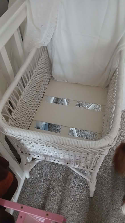 Photo of free Wicker crib (Greenstead CO7) #2