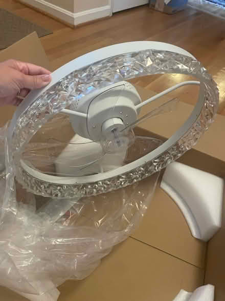 Photo of free New 20” Flush-mount Ceiling Fan (Potomac) #1
